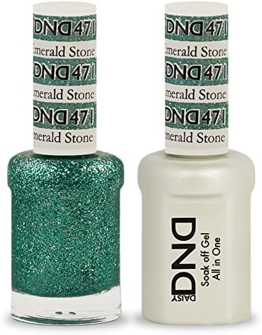 DND Duo Emerald Stone (0.5 OZ glitter) (0.5, green glitter)