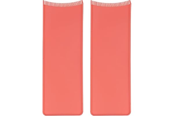 2 Pcs Balayage Highlighting Board and Hair Dye Paddle for Tinting - Hairdressing Salon Tools, Orange
