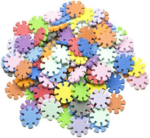FAVTOY ISLAND - 120 Pieces Educational Creativity Development Interlocking EVA Foam Building Blocks Toy Set
