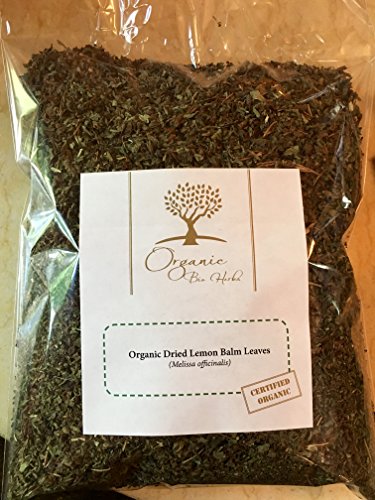 Organic Bio Herbs-Organic Dried Lemon Balm Leaves (Melissa Officinalis) 6 Oz.