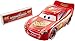 Disney Car Toys Movie Moments Lightning McQueen with Pit Stop Barrier Vehicle
