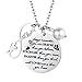 AnalysisyLove Inspirational Jewelry Infinity Necklace Graduation Gift for Women Girls - You are Braver Stronger Smarter Than You Think