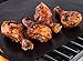 QU-Gift Set Of 3 Heavy Duty Non-Stick Grilling Mats - 15.75x13 Inch - Heat Resistant and Dishwasher Safe Use on Gas Charcoal Electric BBQ Grills and Smokers