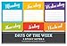 Knock Knock Sticky Notes Packet, Days of The Week