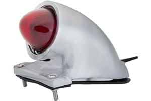 FATECIM Vintage Sparto Motorcycle Tail light Brake Stop Rear Lamp Universal For Harley, Chopper, Bobber