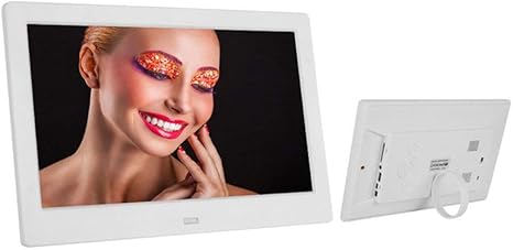 Amazon Co Jp デジタルフレーム デジタル写真フレーム高解像度のディスプレイ電子フォトフレーム表示ビデオ音楽電子アルバム10インチ デジタルフォトフレーム 色 White Size 10 Inch ホーム キッチン