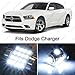 19 x Premium Xenon White LED Lights Interior Package Upgrade for Dodge Charger (2006-2016)
