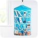 16-Pocket Hanging Closet Organizer Jewelry and Accessories Organizer, Bra Underwear Socks Ties Hanging Organizer,Shower Caddies Random color Vinyl (3-Pack)