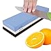 Premium Knife Sharpening Stone, 2 Side 1000/4000 Grit Whetstone, Best Kitchen Blade Sharpener Stone with Rubber Holder, Best for Kitchen & Outdoor Knives etc.