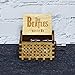 HOSALA Let It Be Classical Music Box Handmade Laser Engraved Vintage Wooden Hand Crank Musical Box Gifts for Wedding Birthday/Christmas/Valentine's Day (let it be)