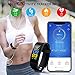 Fitness Tracker Smart Watch Waterproof - with Heart Rate Monitor, Blood Pressure Monitor, Sleep Monitor, Pedometer for Walking, Calorie Counter, Call/SMS Reminder for Kids Women and Men