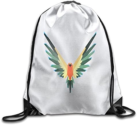 Logan Paul Parrot Logang Men's Drawstring Backpack Sack Bag / Travel Bag