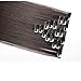 S-noilite 8PCS/SET Full Head Clip in Hair Extensions 140Grams Thick Real Natural Synthetic Hairpiece(26inches-straight, Dark Brown)