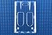 Clear Vertical 2-Card Heavy-Duty Badge Holder with Thumb Notches by Alliance ID, Single Pack