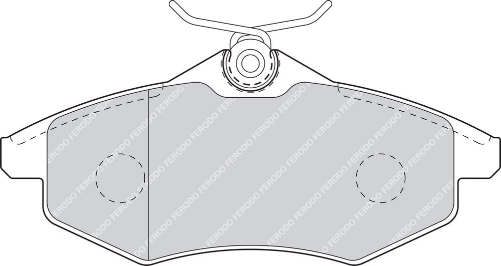 Ferodo FDB1542 Brake Pad Set, disc brake - (set of 4) - Image 3