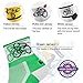 LIN 7 Pack Cycling Socks CoolMax Ankle Bike Socks Cool Funny Bicycle Socks Men and Women (L(10-13), Mixed)