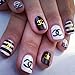 5 Sheets Self Adhesive Nail Art Stickers Decal Luxury Nail Designers Nails Logo Nail Decal...