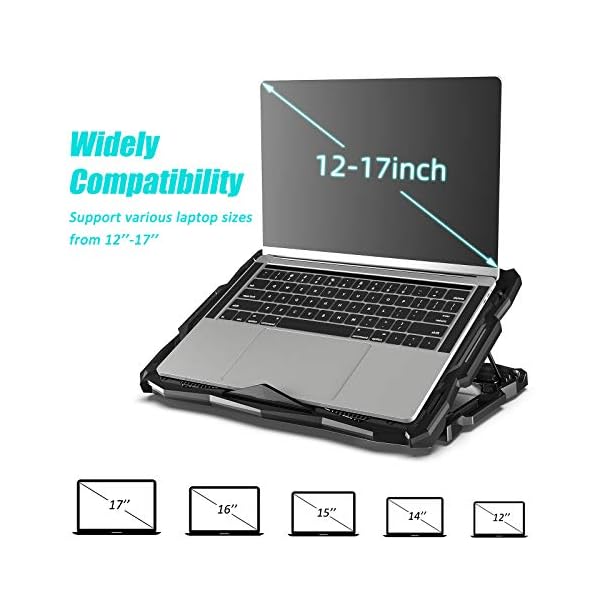 CP3-Laptop-Cooling-Pad-5-Quiet-Fans-Laptop-Cooler-Support-Up-to-173-Inch-Heavy-Duty-Notebook-Gaming-Laptop-Cooling-Stand-with-LED-Light-for-Gaming-Office-Work-from-Home-Red CP3 Laptop Cooling Pad 5 Quiet Fans Laptop Cooler, Support Up to 17.3 Inch Heavy Duty Notebook, Gaming Laptop Cooling…