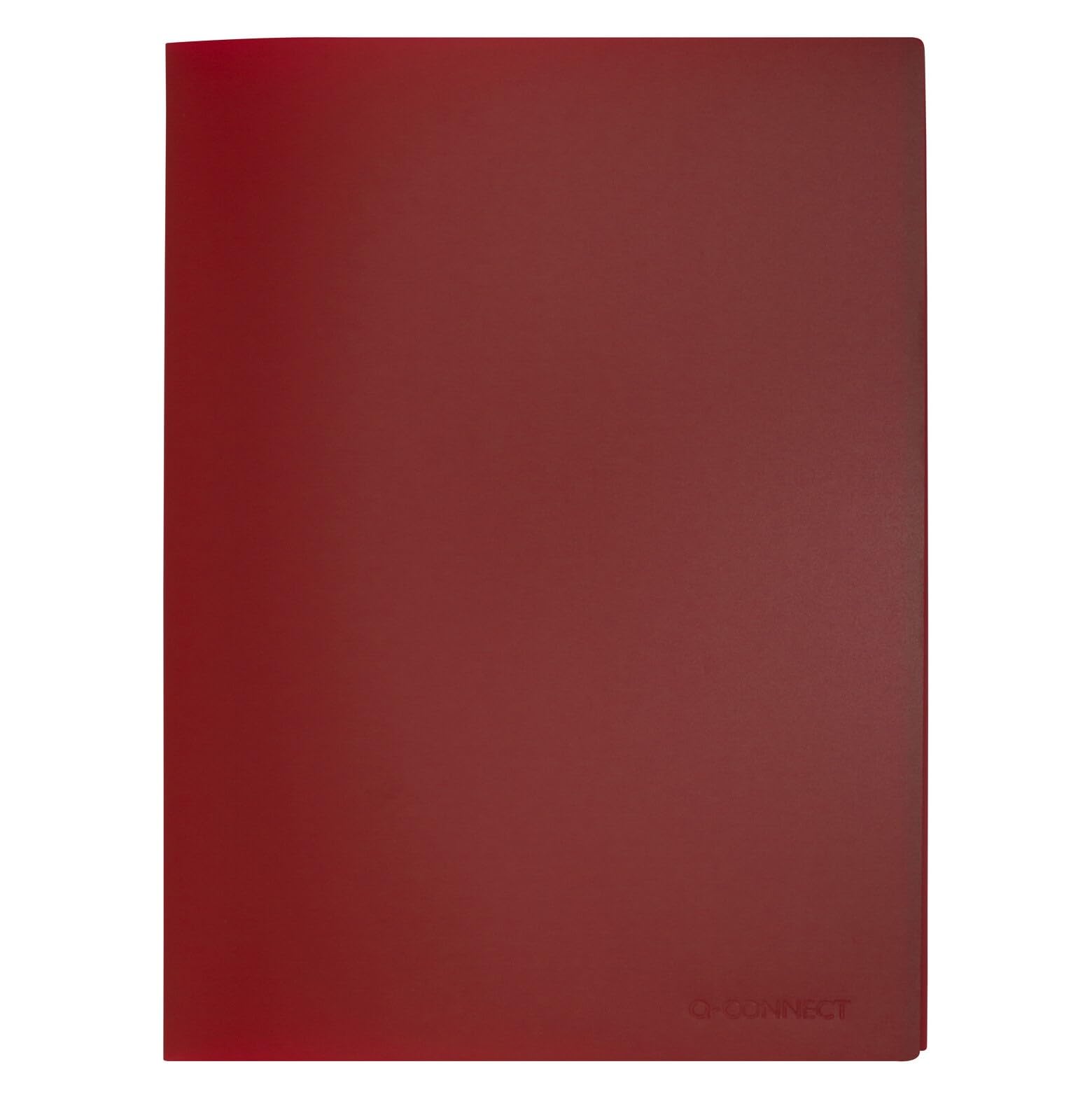 Q-Connect Polypropylene Display Book 40 Pocket Red KF01258