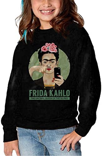 Rocenal Frida Kahlo The Queen Of Selfie Children's Crew Neck Sweatshirt