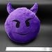 Poop Emoji Pillow Emoticon Stuffed Plush Toy Doll Smiley Ghost Red Heart Pink Heart with Ribbon Angel Cat Middle Finger Pink Poop (DEVIL)
