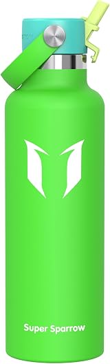 Super Sparrow Sparrow Insulated Water Bottle 750ml FlipFlow Straw Lid