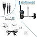 FOCUSPET Dog Training Shock Collar,Remote Electric Dog Training Collar Vibration, Beep, Electric Shock Rechargeable Waterproof Electronic Collar 2 Dogs