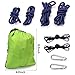 Camping Hammock, Trofoty Portable Hammock with Mosquito Net Parachute Nylon Fabric Lightweight Hammock for Beach, Traveling, Hiking, Mountain,Adventure,Outdoor Jungle