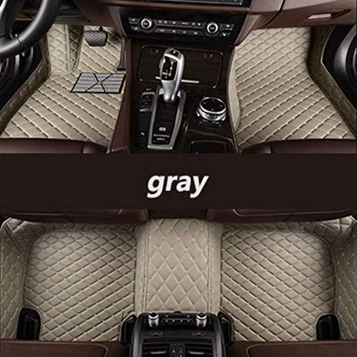 HIZH Custom Car Floor Mats for Hyundai santa fe ix25 solaris ix35 accent elantra tucson Genesis Veracruz i30 veloster sonata,gray