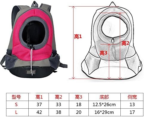 Pet Carrier Product Dogs Cats Backpack of Dog Bags of Cat Double Shoulder Backpacks for Pet Folding Protable Dog's Bags (Color Random) Size L