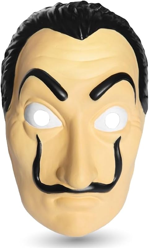1x Salvador Dali Masque Costume - House of Money déguisement casa del papel Bella Ciao House connu de House of Money - Carnaval, Mardi gras, Halloween — photo 1 sur 8