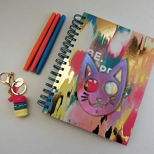 Deokke 4 Pack Brass Knuckles Resin Mold and Cat Self Defense Keychain