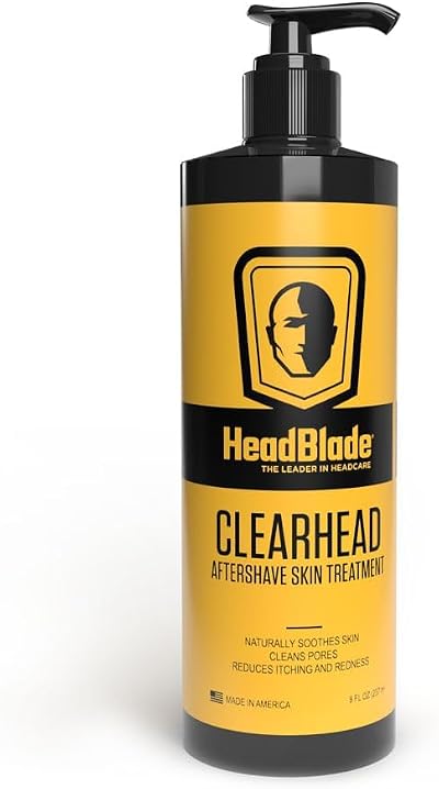 HeadBlade ClearHead Men's Post Shave Lotion Prevents Ingrown Hair Irritation 8