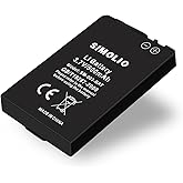 Rechaegeable Li-ion Battery for SIMOLIO Wireless TV Headphones SM-825D Pro, 829D1, 829D2,905TV (Not for 823/824 Series)
