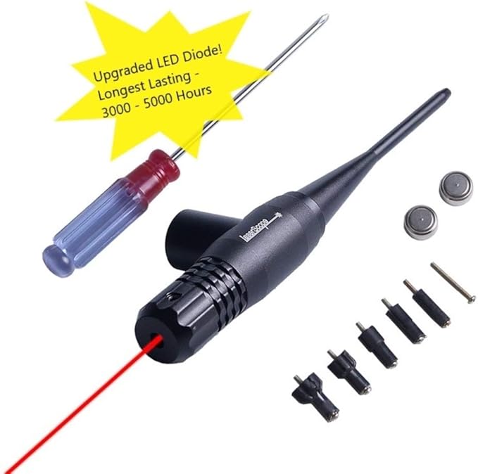 LuNeese Laser Bore Sight Kit for .177 to .50 Caliber Rifle