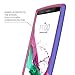 LG G4 Case, TOTU G4 Case [Durable Series] Protective Grip Cover [Drop Protection] Hard Shock-Resistant Hybrid Cover Dual Layer Armor Defender Case for LG G4 - BlueViolet/Rose