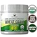 Organic Wheatgrass Powder by Peak Performance. Organic Wheat Grass Juice Powder Vegan Superfood Supplement Rich in Fiber, Antioxidants and Chlorophyll. USA Grown, Non Irradiated, Non GMO, Gluten Free