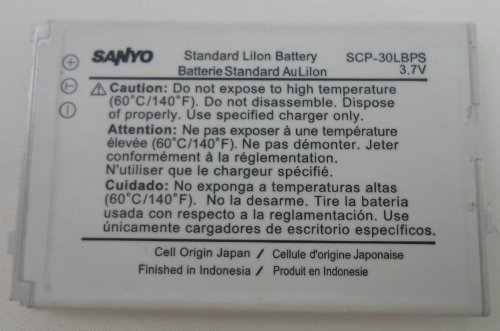 Sanyo Battery Incognito scp-30lbps katana Lx scp-6760 Eclipse x Sanyo Battery Incognito scp-30lbps katana Lx scp-6760 Eclipse x
