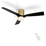 SMAAIR 52 Inch Dimmable LED Light Smart Ceiling Fan