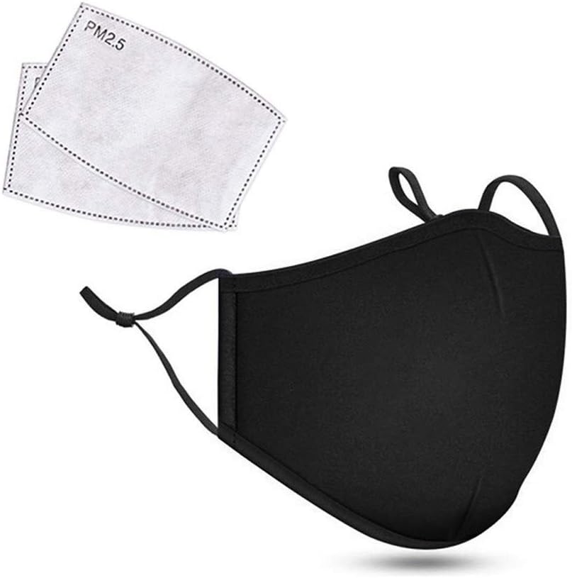 Toimothcn Reusable Dustproof M a s k, Dust M a s k with Air Valve Windproof Foggy Haze Pollution Respirato