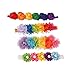 Baby Headbands Girl's Elastic Flowers Headband for Girl Children Headdress Rainbow Pack Of 4