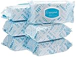 Amazon Elements Baby Wipes, Unscented, 480 Count, Flip-Top Packs