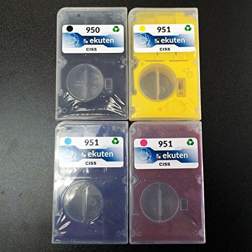 Ekuten™ HP 950 CISS-II 4 Colors Replacement Cartridges SET (CISS not included)