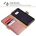 Galaxy S8 Plus Wallet Case,Acrass Samsung Galaxy S8 Plus Flip Cover Case with Kickstand and Card Slots For Girls,Rosegold