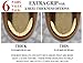 Heel Grips & Heel Cushion Inserts for Women & Men (6 PAIRS- 2 SIZES THICK & THIN) Comfortable Suede Covered Gel Heel Liners Provides Filler for Shoes Too Big | Heel Cushion Pads & Protectors | PodiaRX