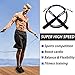 KETIA Speed Jump Rope- Rope Skipping for Lower-Limb Traning and Strengthen Cardiopulmonary Function,Wear-Resistant Sleeve and Free Accessories, Premium Quality 100% Life Time Guarantee