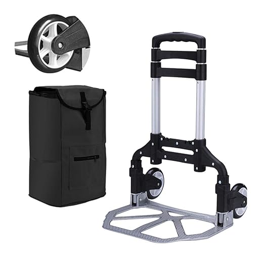 carretilla plegable ligera Camiones plegables Carros de aluminio para