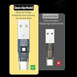 ULTIENCE [10Gbps] USB 3.2 High-Speed USB C to USB A