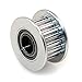 BIQU GT2 20Teeth 5mm Bore Aluminum Timing Belt Idler Pulley for 3D Printer 6mm Width Timing Belt (Pack of 5pcs)