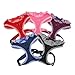 PUPPIA Vivien Dog Harness Over-The-Head All Season Cute No Pull No Choke Walking Training Adjustable for Small Dog, Black, Large